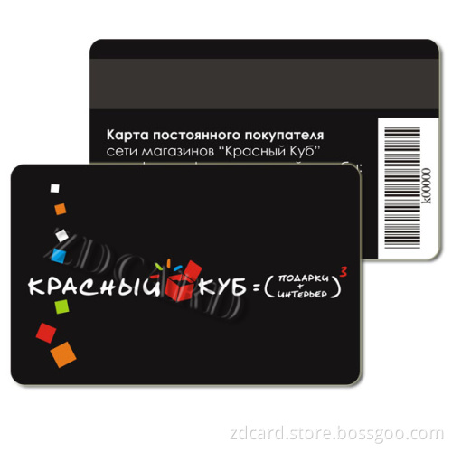 UV Printed/ Thermal Printed Barcode /Personalized Member Cards
